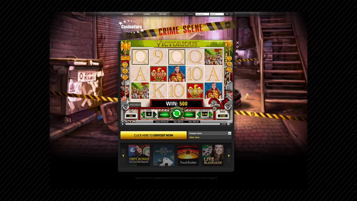 CasinoEuro - Landing Page