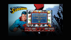 Superman Slot Game - Landing Page